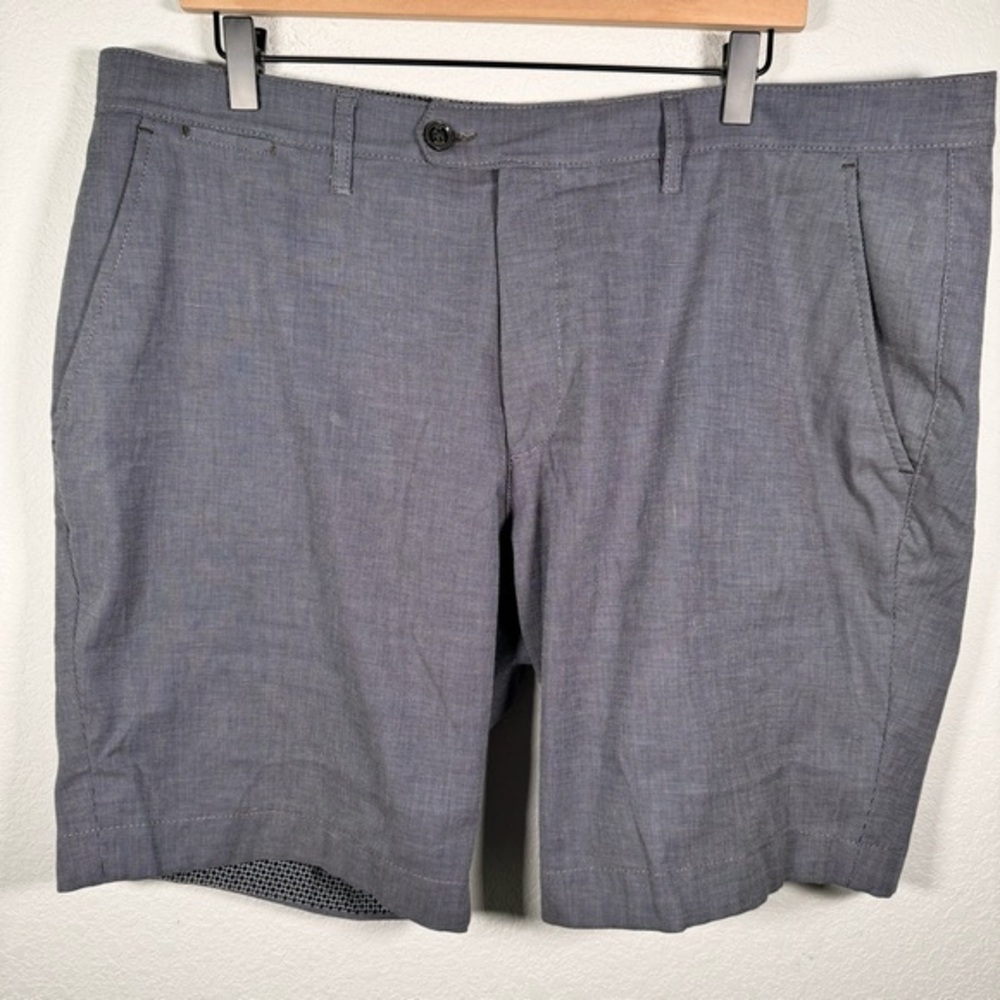 Ted Baker Men's‎ Shorts Size 40R Cotton Flat Front Chino Shorts